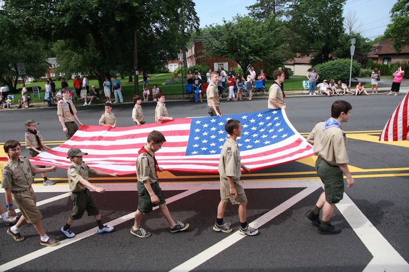 Everybody loves a a parade, and this year many boy scouts showed their patriotic spirit. See STORY above or enter "parade" in search box.
